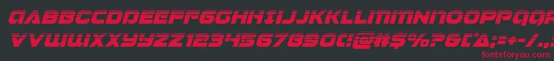 Jeebrahalfital Font – Red Fonts on Black Background