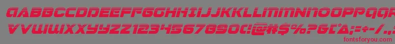 Jeebrahalfital Font – Red Fonts on Gray Background