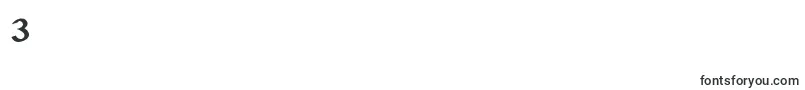 フォントSeanchlГіDubh – フォント数字3