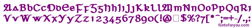 SeanchlГіDubh Font – Purple Fonts