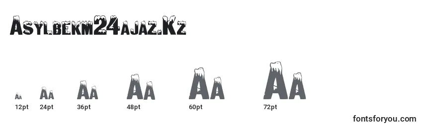 Размеры шрифта Asylbekm24ajaz.Kz