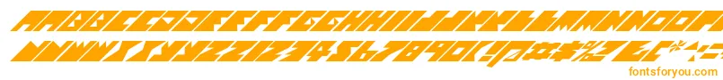 Textan Font – Orange Fonts on White Background