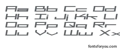 SfSquareHeadExtItalic Font