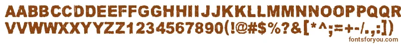 JamaicaAroma Font – Brown Fonts on White Background