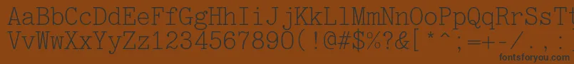 Jatranc Font – Black Fonts on Brown Background