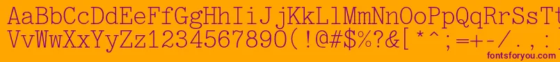 More about Jatranc Font Jatranc Font – Purple Fonts on Orange Background