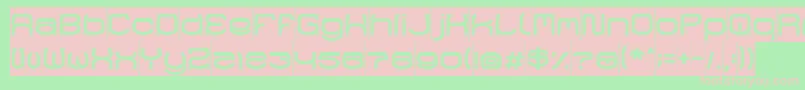 RaynalizInverse Font – Pink Fonts on Green Background
