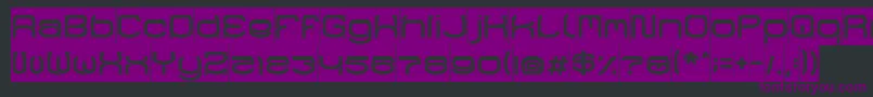 RaynalizInverse Font – Purple Fonts on Black Background