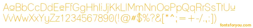 LaneUpper-fontti – oranssit fontit