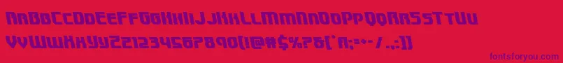 Speedwagonleft Font – Purple Fonts on Red Background