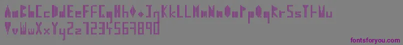 More about Stribaton Font Stribaton Font – Purple Fonts on Gray Background