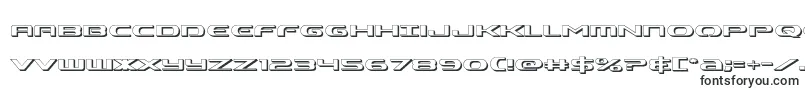 Шрифт Alphamen3D – толстые шрифты