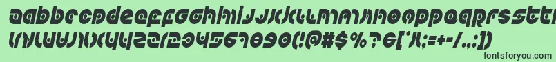 Kovacsspotcondital Font – Black Fonts on Green Background