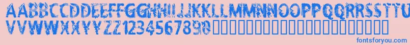 CflifeisadreamRegular Font – Blue Fonts on Pink Background