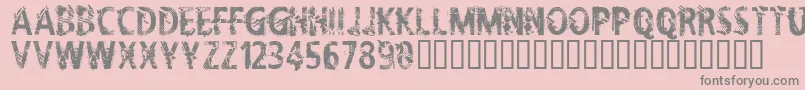 CflifeisadreamRegular Font – Gray Fonts on Pink Background