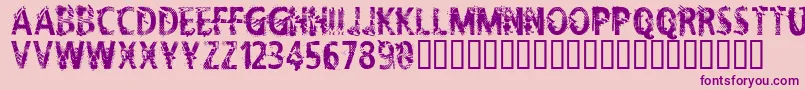 CflifeisadreamRegular Font – Purple Fonts on Pink Background