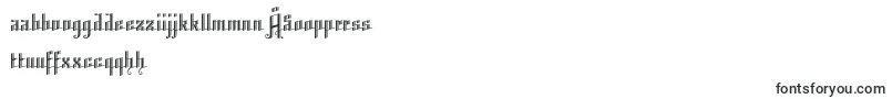 Fonte K22AngularText – fontes uzbeques