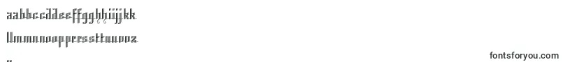 K22AngularText-Schriftart – lettische Schriften
