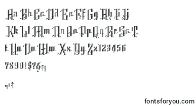  K22AngularText font