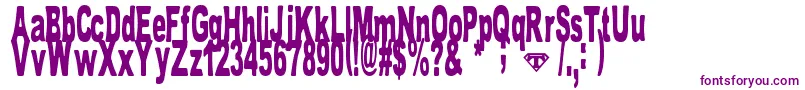 TomBombadil Font – Purple Fonts on White Background