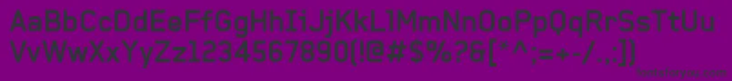 BaksheeshBold Font – Black Fonts on Purple Background
