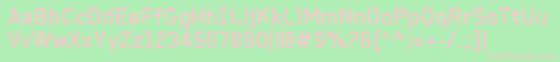 BaksheeshBold Font – Pink Fonts on Green Background
