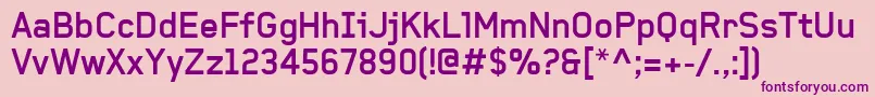 BaksheeshBold Font – Purple Fonts on Pink Background