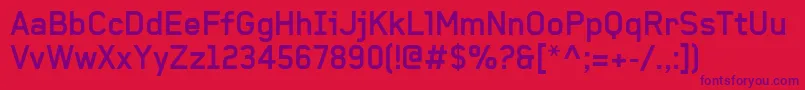 BaksheeshBold Font – Purple Fonts on Red Background