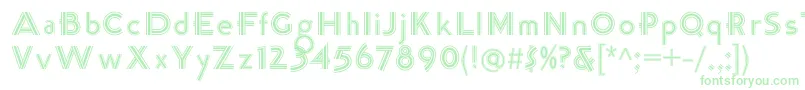 K22TriLineGothic Font – Green Fonts