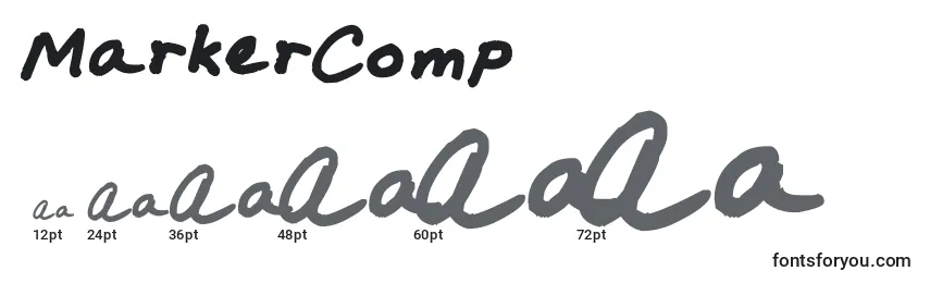 MarkerComp Font Sizes