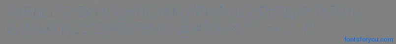 FirasansEightitalicフォントについての詳細 フォントFirasansEightitalic – 灰色の背景に青い文字