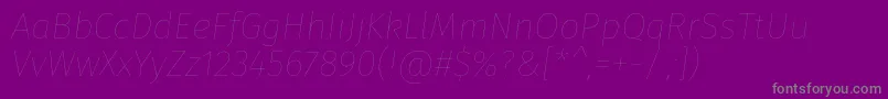Lisätietoja FirasansEightitalic-fontista FirasansEightitalic-fontti – harmaat kirjasimet violetilla taustalla