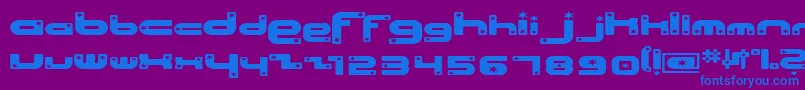 Weitere Informationen zur Beachsh-Schriftart Beachsh-Schriftart – Blaue Schriften auf violettem Hintergrund