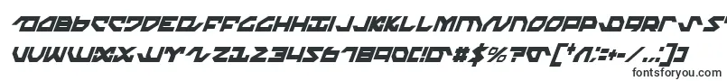 NightrunnerExtraCondensedItalic-fontti – Tieteisfantasia-fontit