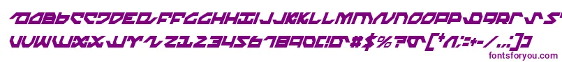 NightrunnerExtraCondensedItalic Font – Purple Fonts
