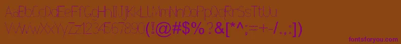 More about Nexarumpelstil Font Nexarumpelstil Font – Purple Fonts on Brown Background