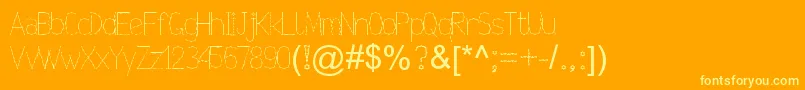 Подробнее о шрифте Nexarumpelstil Шрифт Nexarumpelstil – жёлтые шрифты на оранжевом фоне