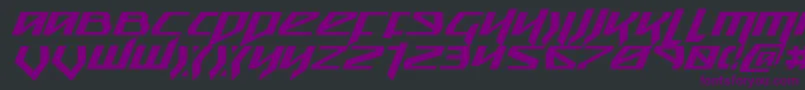 Snubfighteri Font – Purple Fonts on Black Background