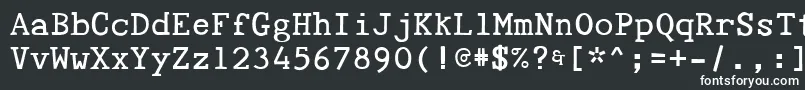フォントTyepaloon – 白い文字