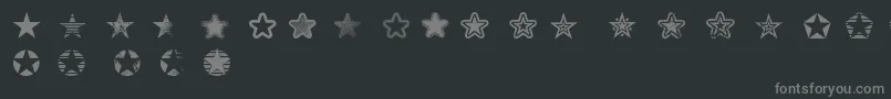 Más sobre la fuente Starz2 fuente Starz2 – Fuentes Grises Sobre Fondo Negro
