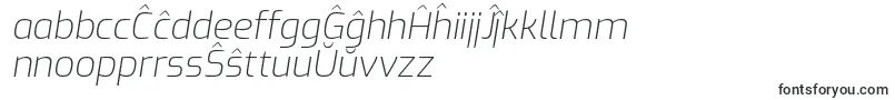ExoExtralightitalic Font – Esperanto Fonts