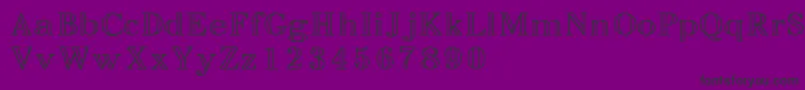 Easyopenface Font – Black Fonts on Purple Background