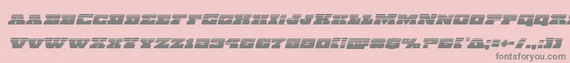 Chicagoexpresshalfital Font – Gray Fonts on Pink Background