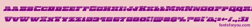 Chicagoexpresshalfital Font – Purple Fonts on Pink Background