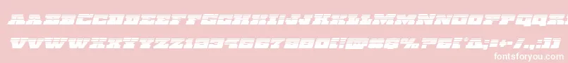 Chicagoexpresshalfital Font – White Fonts on Pink Background