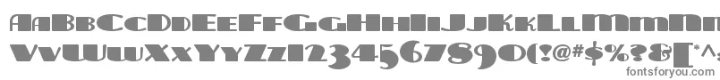 フォントTarabulbousnf – 灰色のフォント