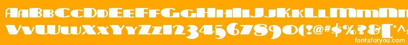 En savoir plus sur la police Tarabulbousnf Police Tarabulbousnf – polices blanches sur fond orange