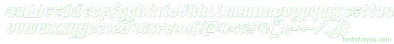 Empirecrown3Dital-Schriftart – Grüne Schriften