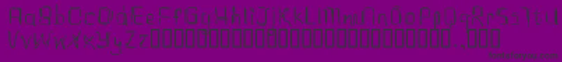 Eastrial Font – Black Fonts on Purple Background