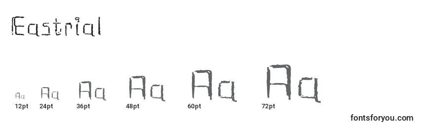 Eastrial Font Sizes